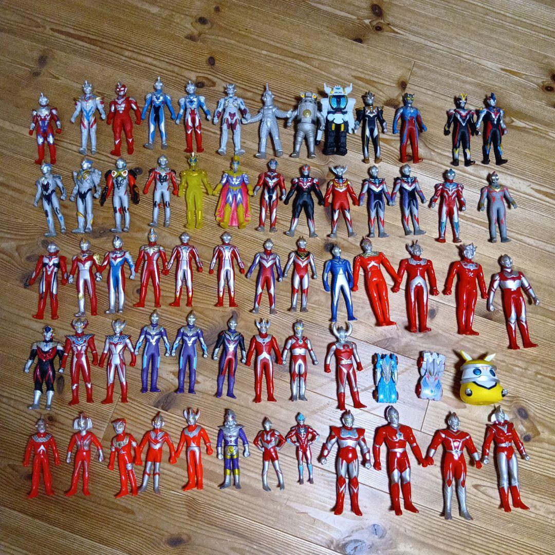 ウルトラマンソフビ等セット 63体
