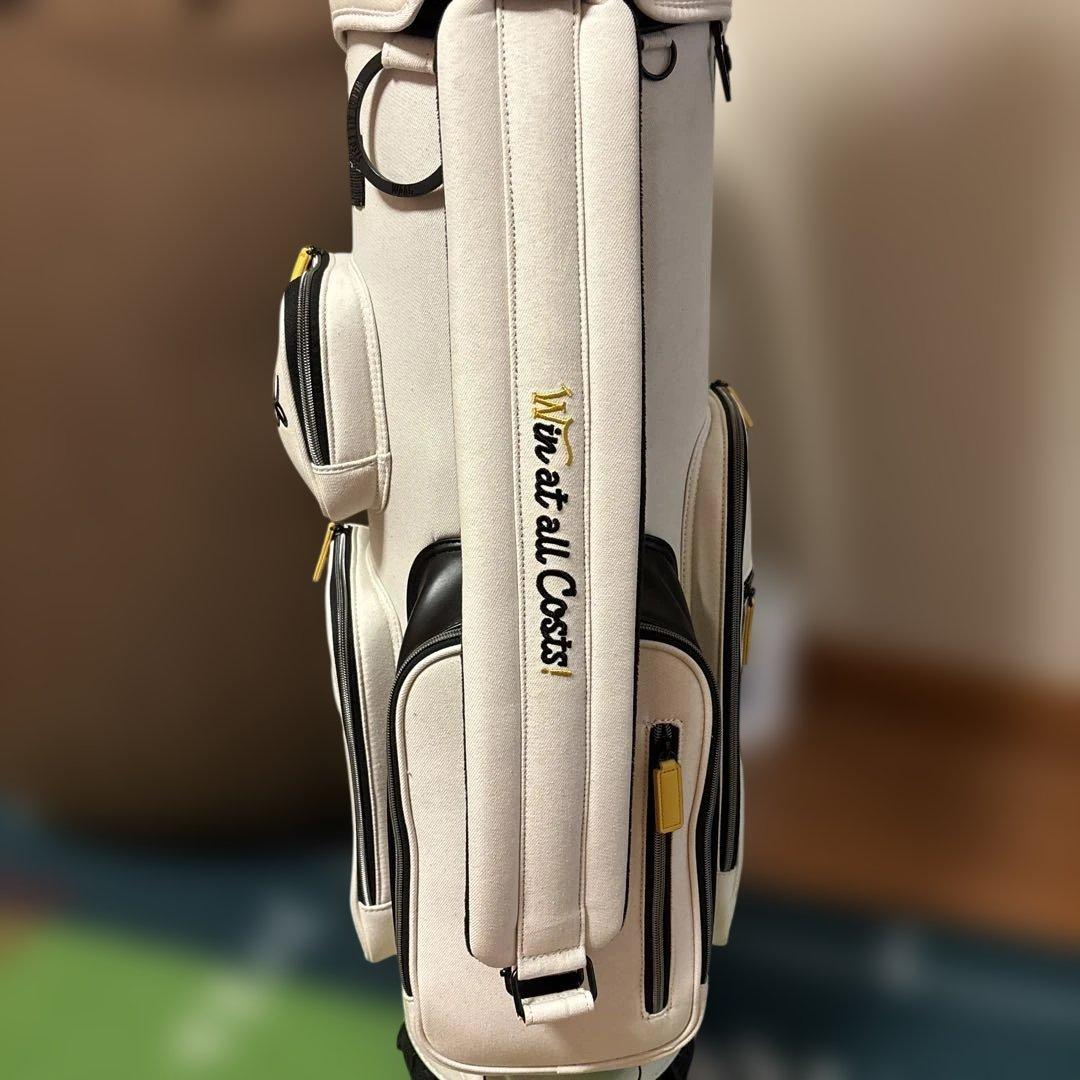 Waac Golf キャディバッグ ホワイト・ブラック