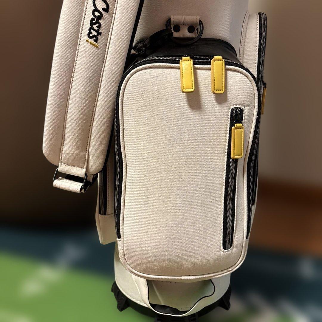 Waac Golf キャディバッグ ホワイト・ブラック