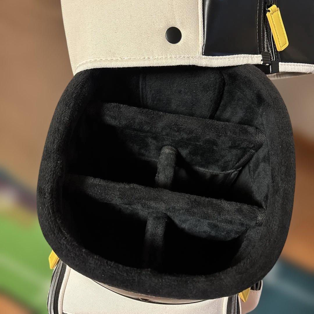 Waac Golf キャディバッグ ホワイト・ブラック