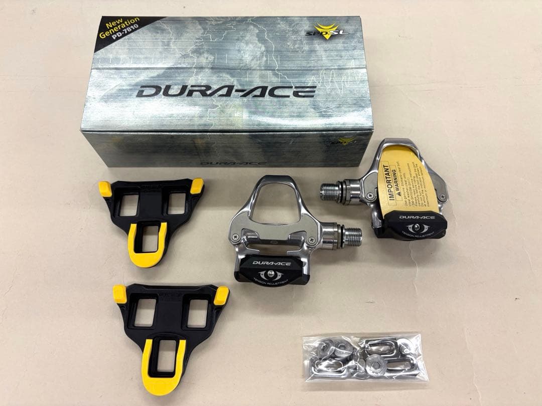 220【新品・未使用】シマノ　DURA-ACE　PD-7810 新品クリート付き