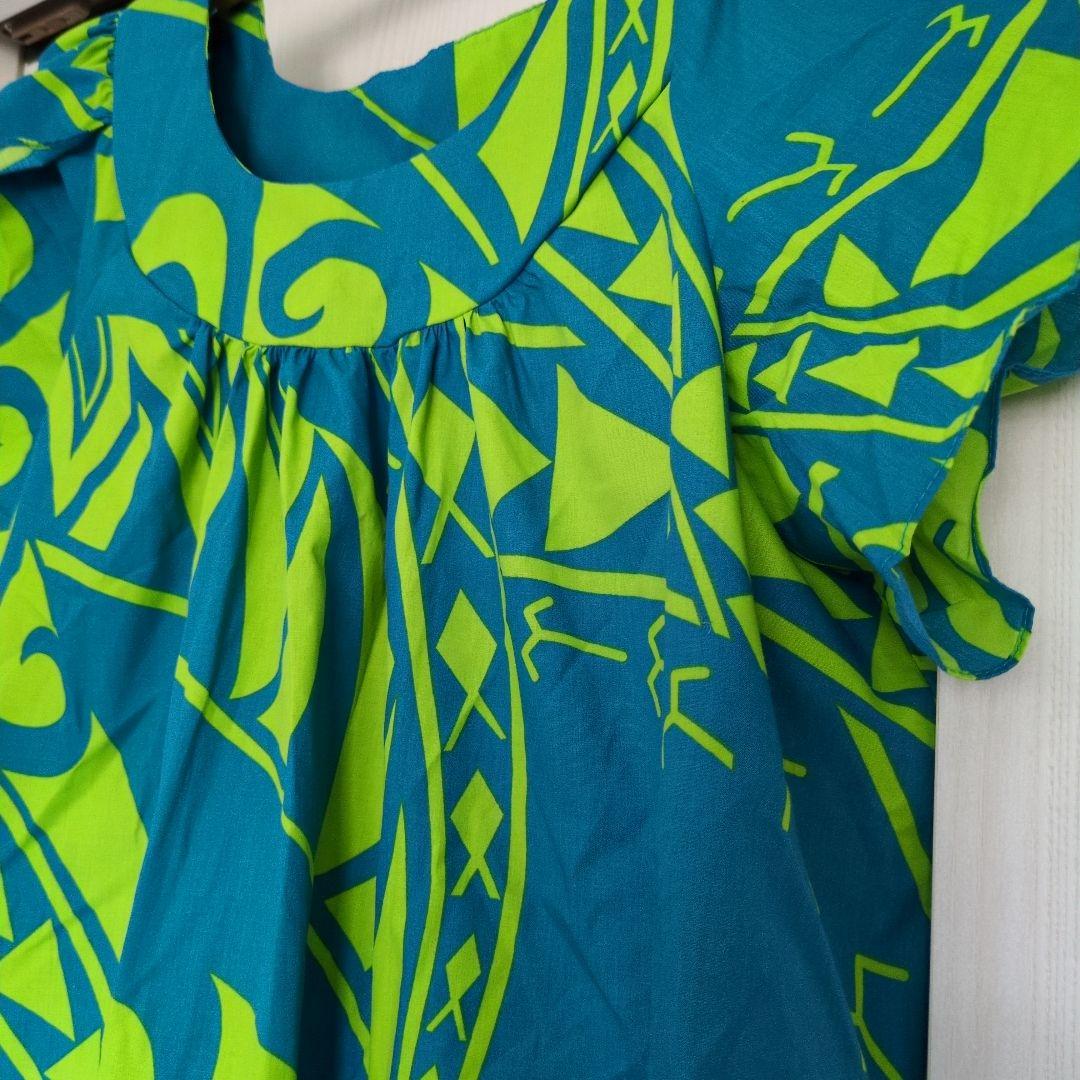 Hawaiianムームーワンピースドレス　2XL
