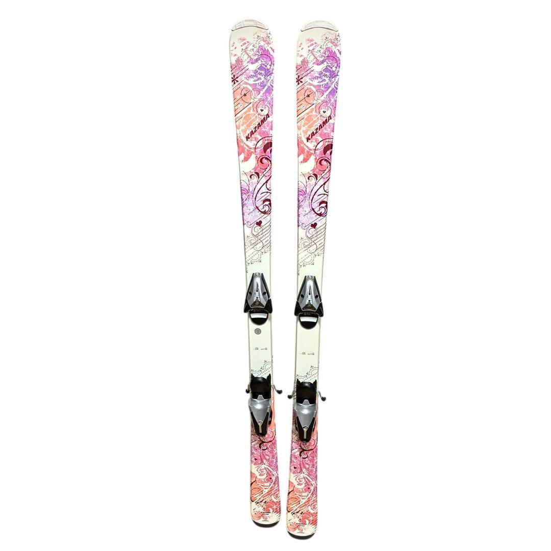 美品✨ KAZAMA レディース スキー板 152cm ビンディング付