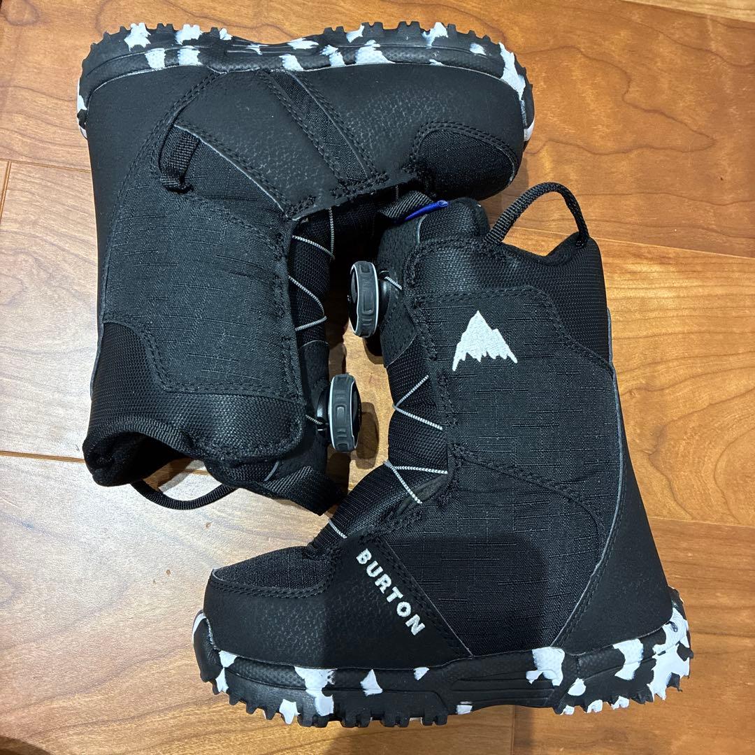 BURTON 子ども用スノーボードブーツ ブラック　ボア18.5〜19.5cm