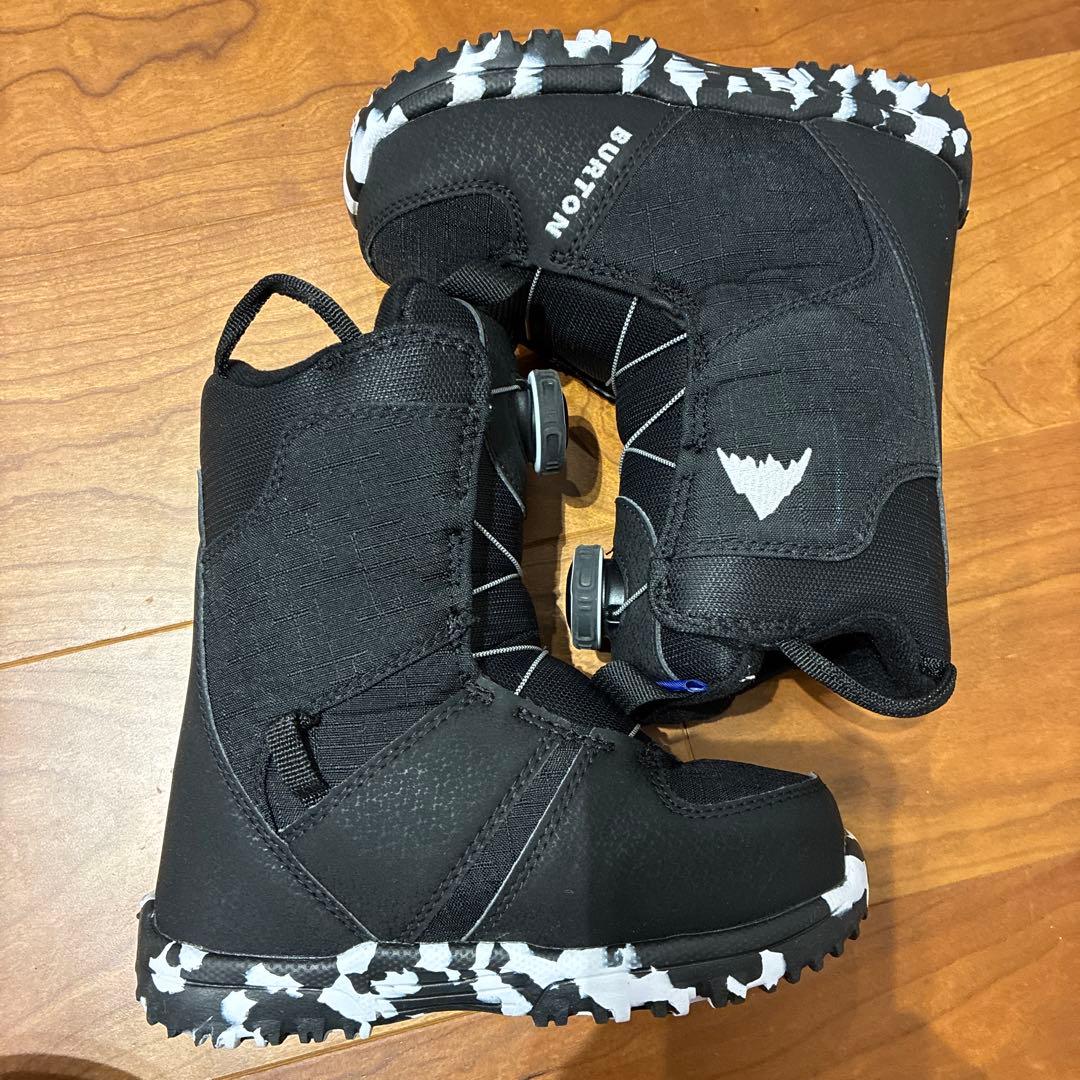 BURTON 子ども用スノーボードブーツ ブラック　ボア18.5〜19.5cm