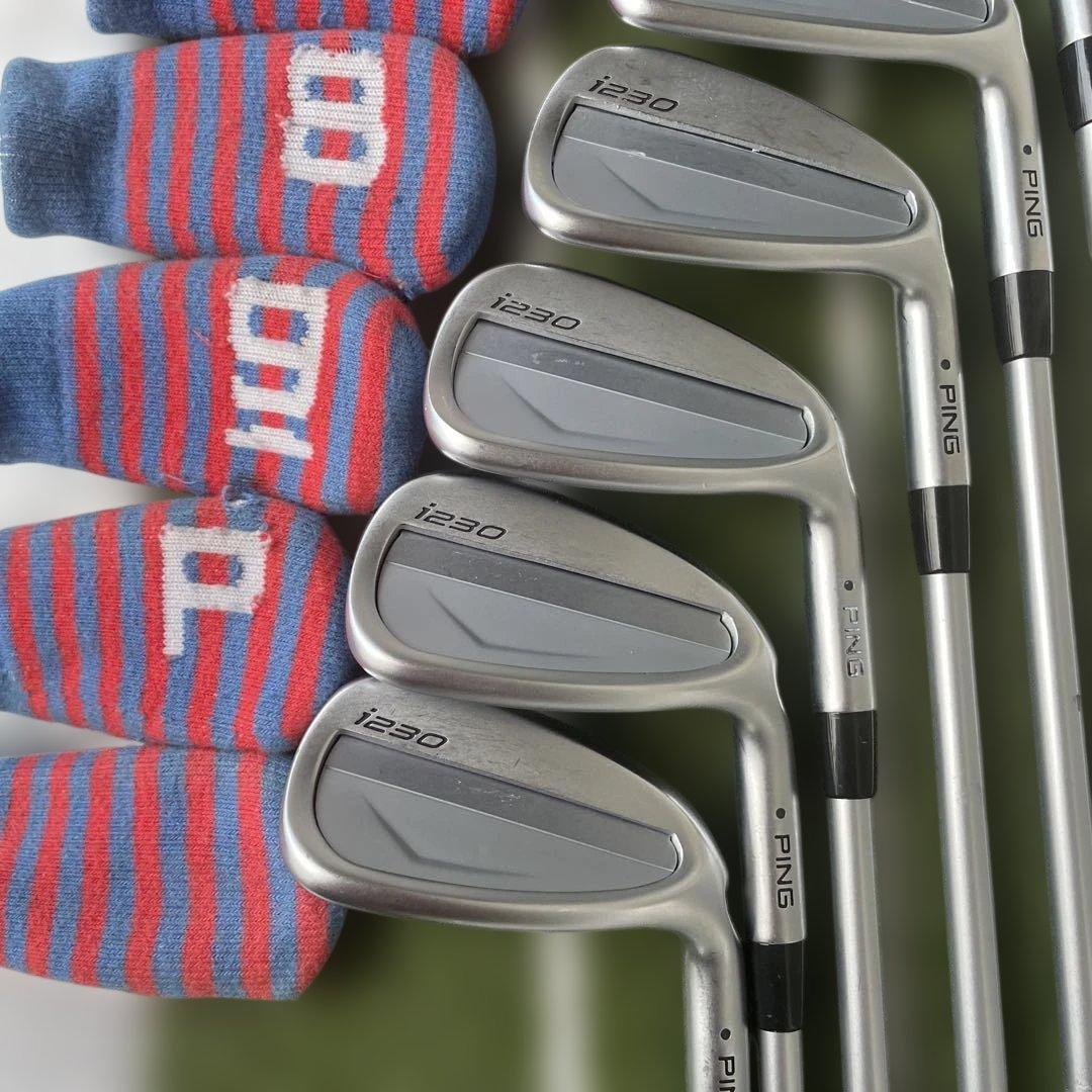 【早い者勝ち】PING i230 アイアンセット 7本 ヘッドカバー付き