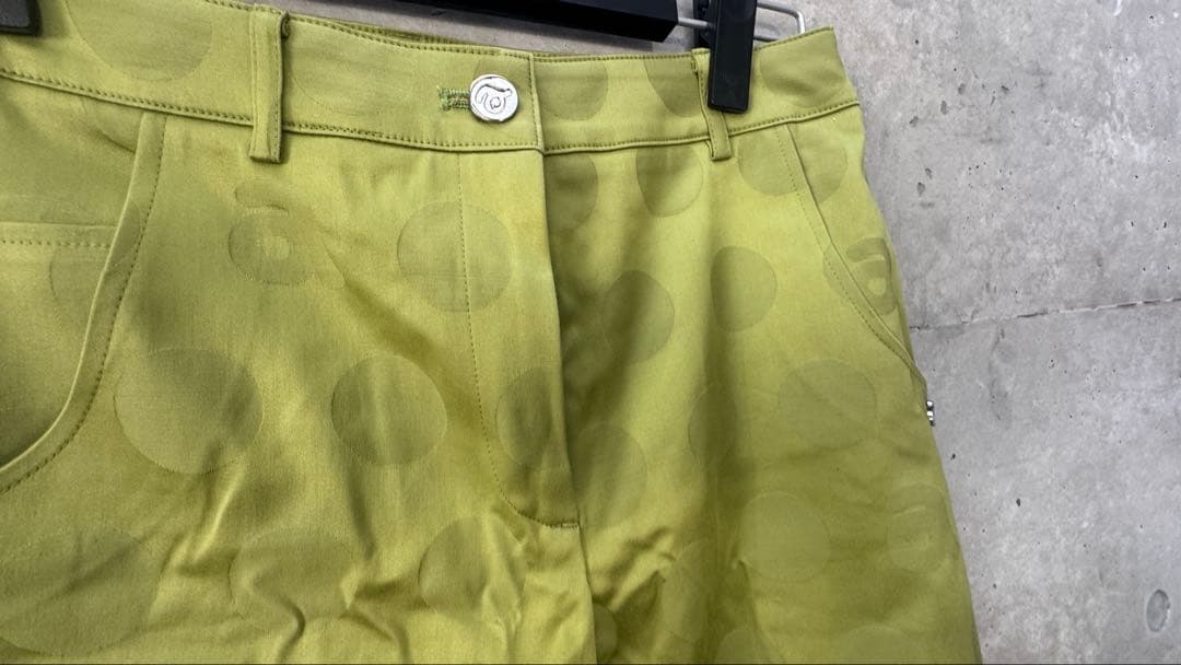 アルチビオarchivioレディースゴルフハーフ40パンツ オリーブグリーン