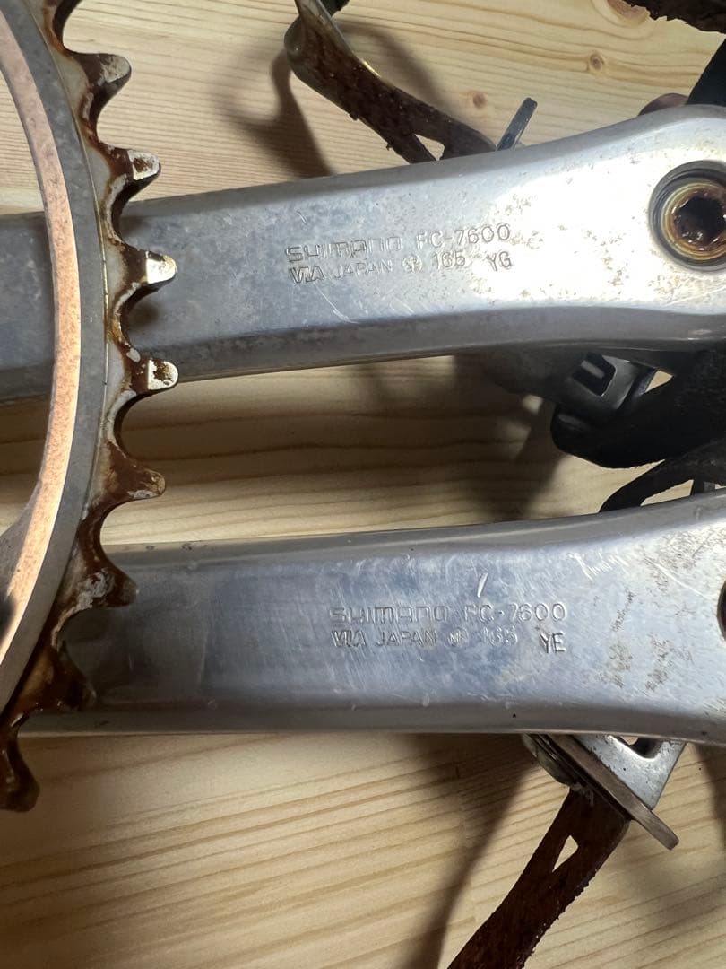 DURA-ACE FC 7600 ピスト用クランク NJS 競輪 PIST