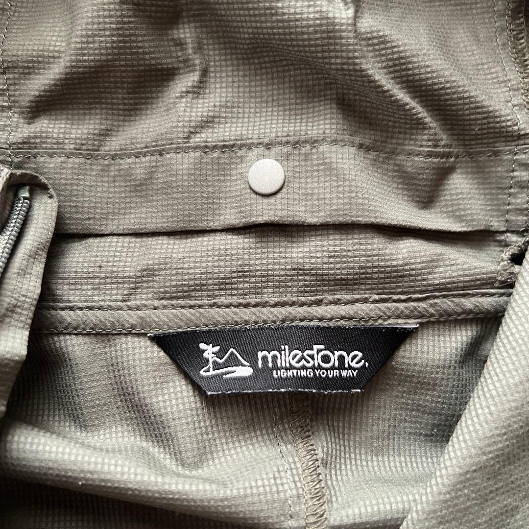 milestoneオニオン フーディ　 ブリティッシュ・グリーン 《メンズＬ》