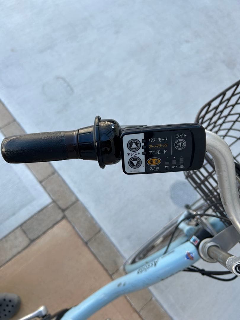 電動アシスト自転車 ブリヂストン　アシスタベーシック（A6BD18）水色