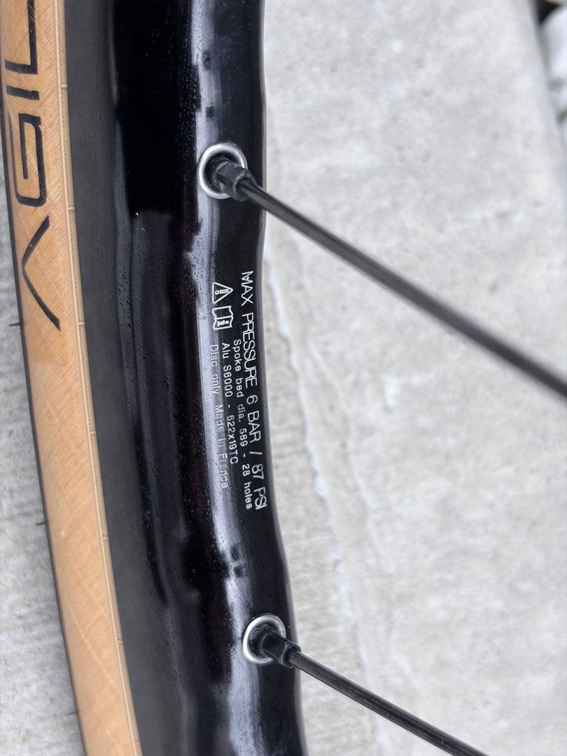 手組みホイール MAVIC OPEN PRO 700c ディスク 前後セット