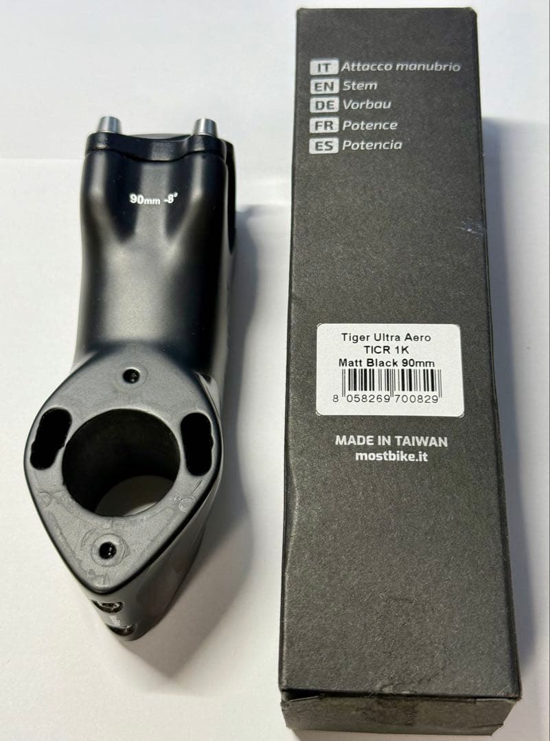 MOST TIGER ULTRA TiCR 1K カーボンエアロステム 90mm