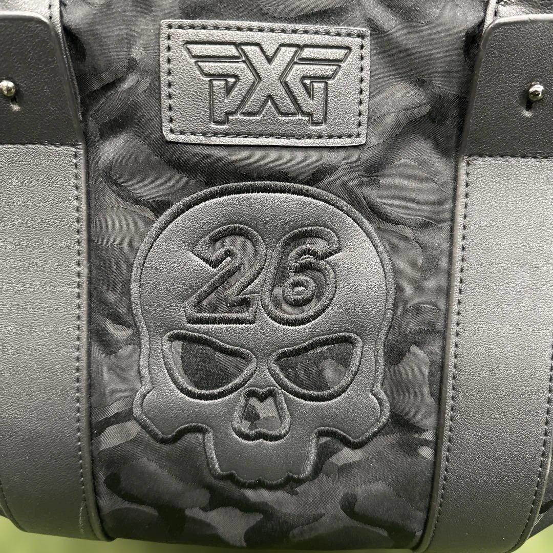 PXG ゴルフ用 ボストンバッグ 大容量 黒 迷彩柄