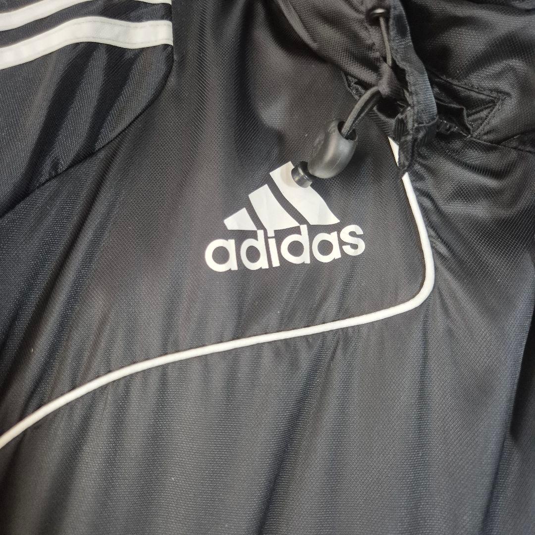 レア adidas 3本線 4XO ベンチコート 黒