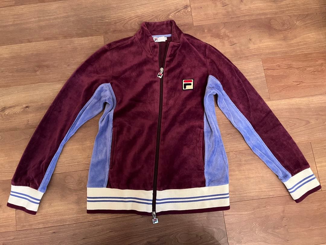 FILA ベロアジャケット&ベロアスコート テニスウェア2点セット