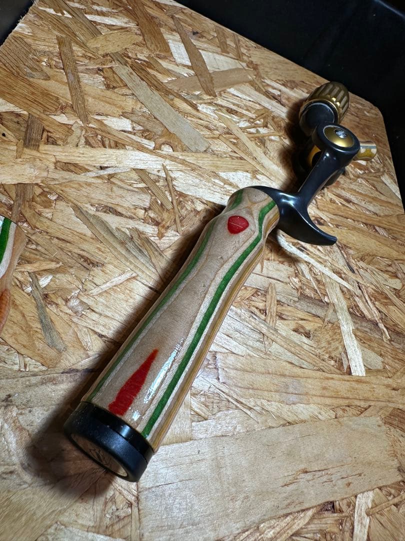 ストレートグリップスケボーグリップハンドメイド