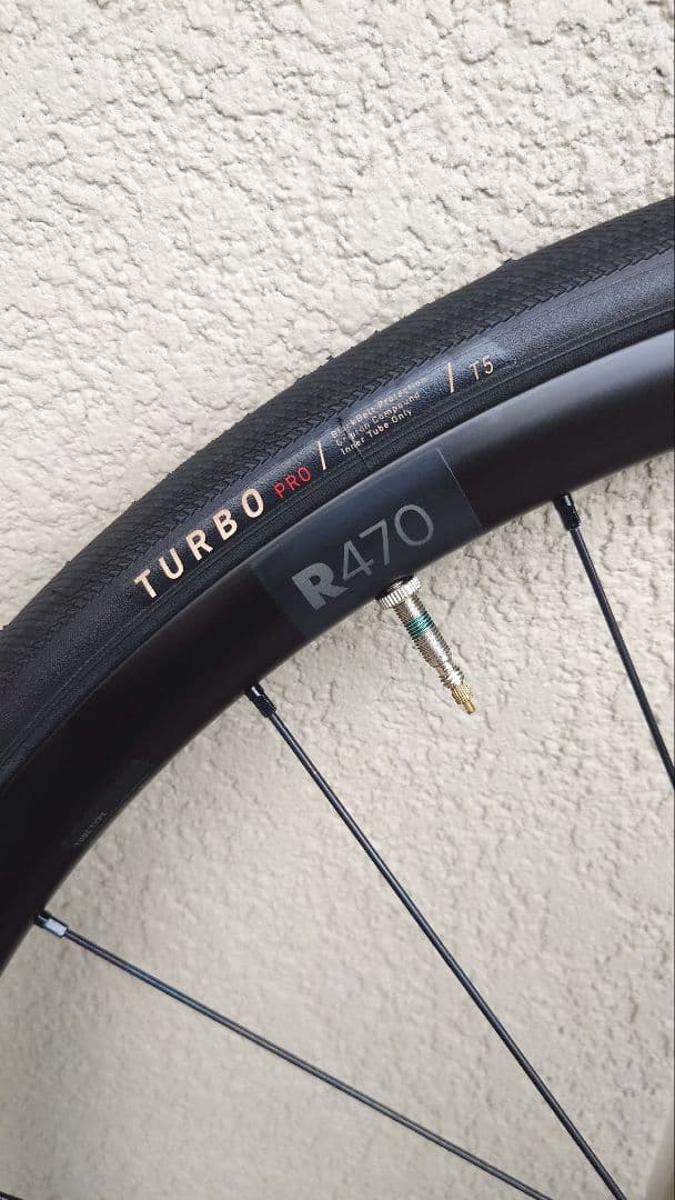 DT SWISS R470 ディスクブレーキ用ホイール タイヤチューブ付き