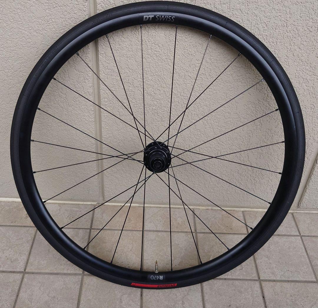 DT SWISS R470 ディスクブレーキ用ホイール タイヤチューブ付き