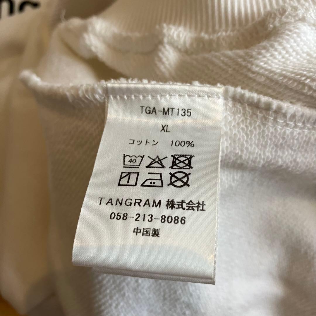メンズウェア TANGRAM / GRADATION LOGO HALF ZIP SWEAT