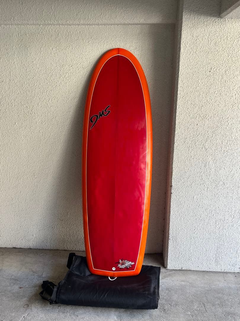 DMS オーストラリア製 ミニシモンズ5'5\" ツインウッドフィン 深コンケーブ