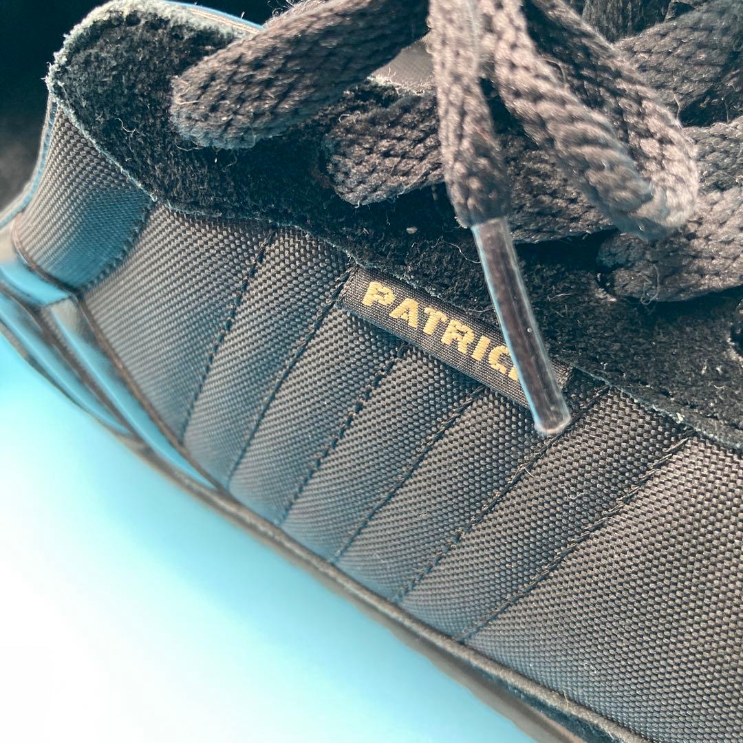 【美品】パトリックPATRICKマラソンシューズスニーカー靴26.0cm黒41