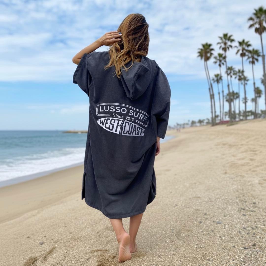 再入荷　LUSSO SURF お着替えポンチョ　グレー⭐︎送料込み