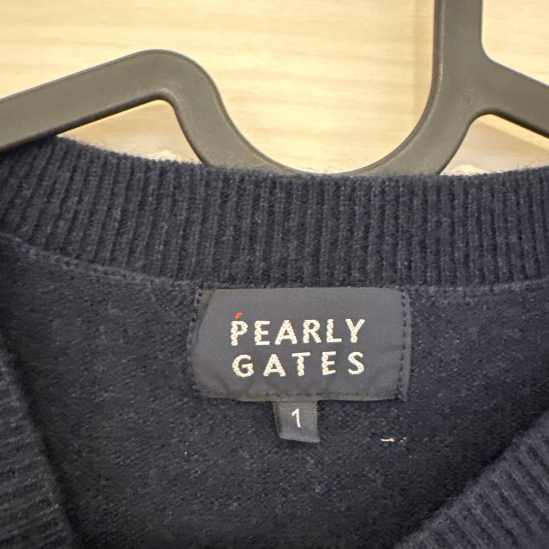 PEARLY GATES カシミヤセーター ネイビー サイズ1