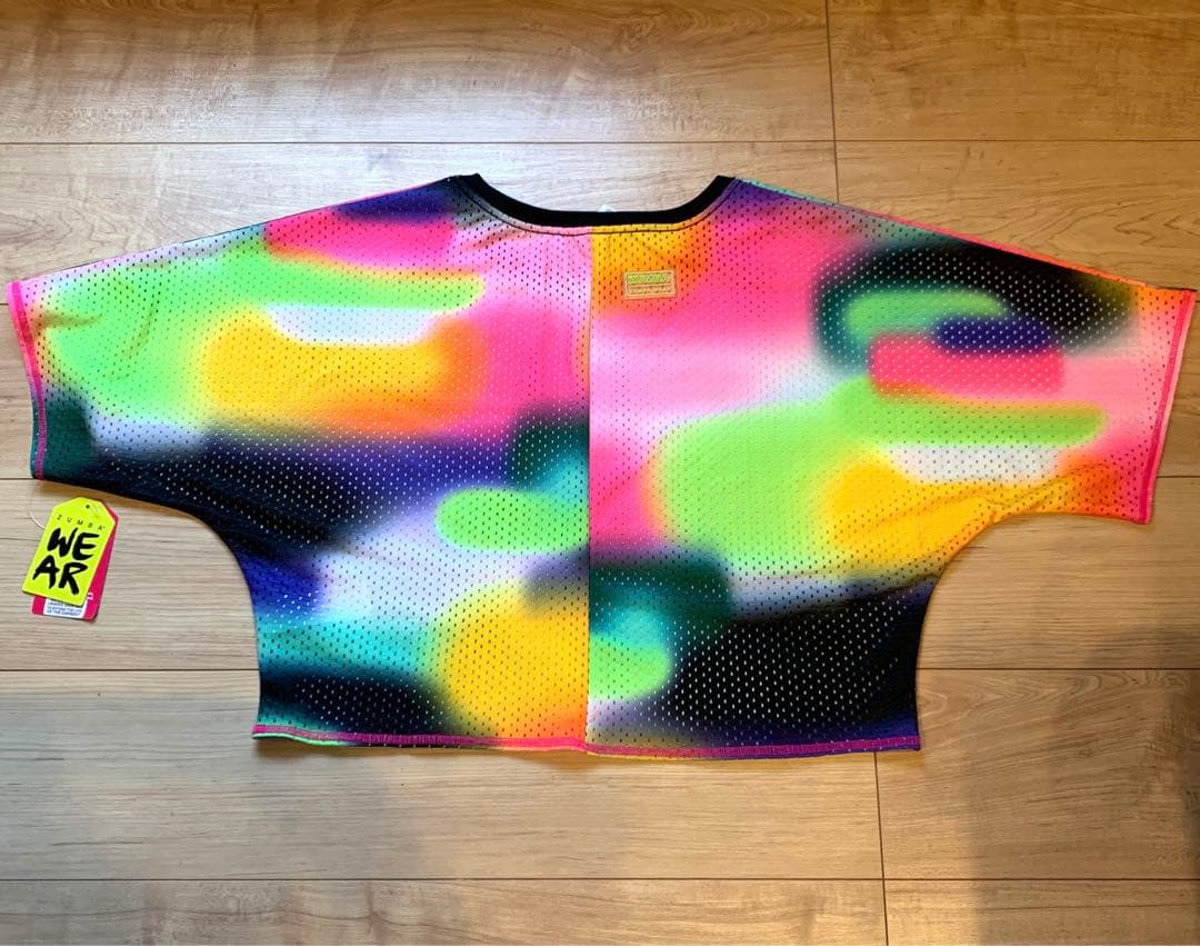 新品　zumba Tropidelic Mesh Top <Multi> XS