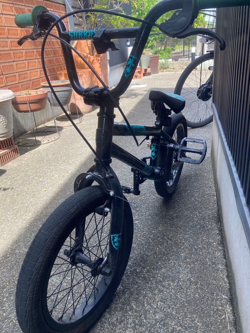 subrosa altus rant 16　小学生　BMX　ブレーキ付　サドル緑