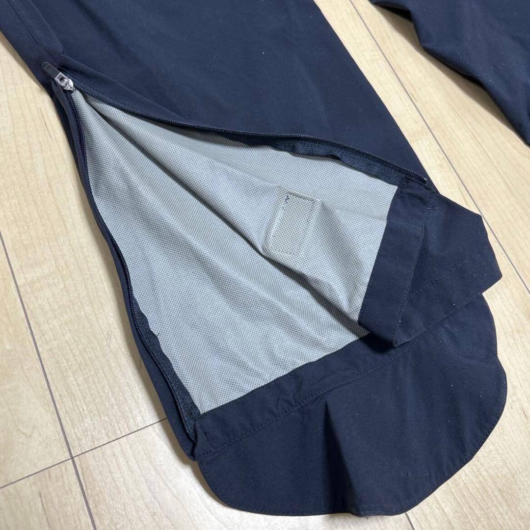 美品　マンシングウェア レインパンツ　メンズ　L 紺色 ナイロン　ゴルフパンツ