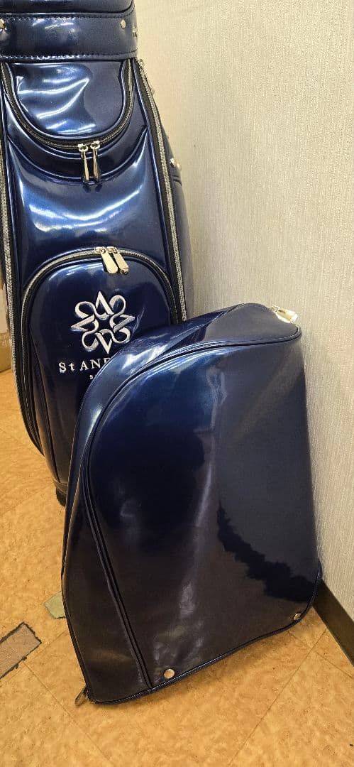 St ANDREWS　セントアンドリュース　ゴルフバッグ ネイビー