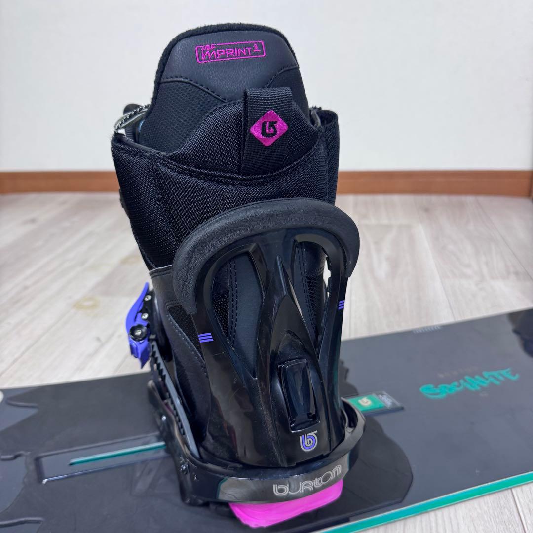 Burton Socialite 142cm スノーボード 三点セット