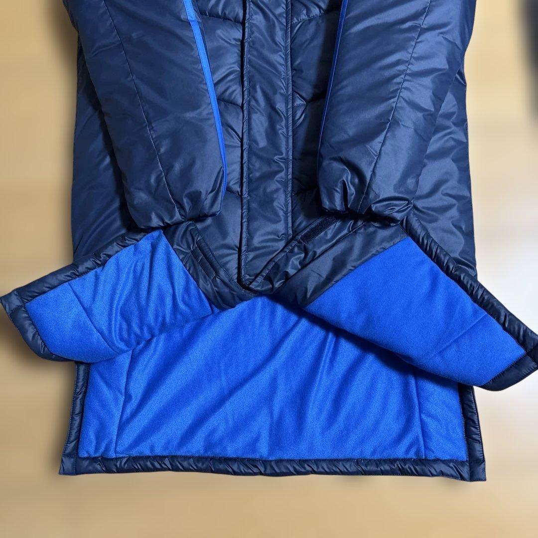 新品•未使用adidas ネイビー160cm フード付きベンチコート