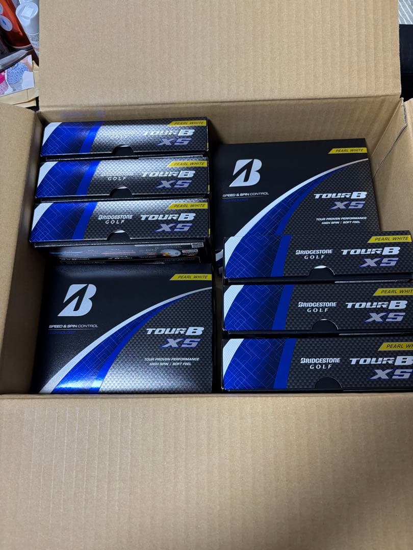 Bridgestone TOUR B XS ゴルフボール 12個入り✖️10箱