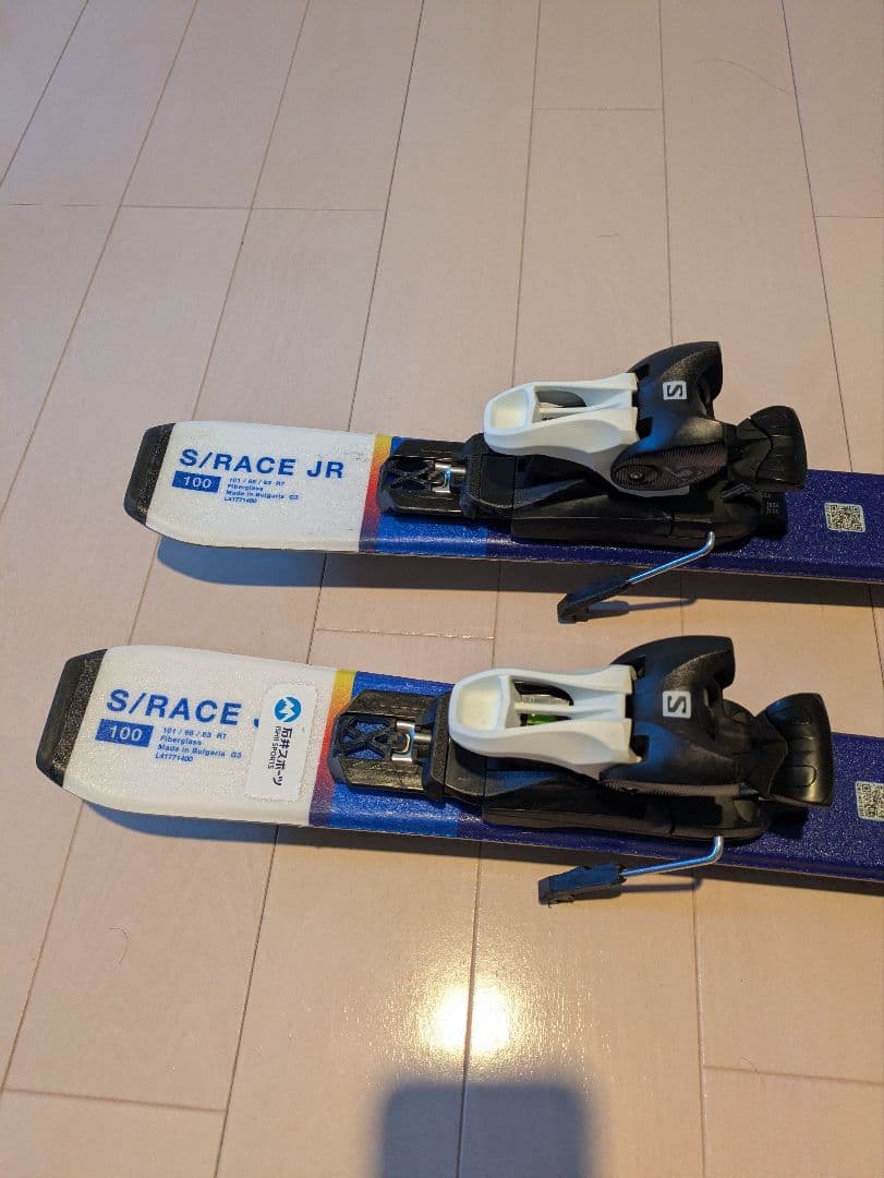 SALOMON サロモン　スキー板 100cm ＆ブーツ 18cm 3点セット