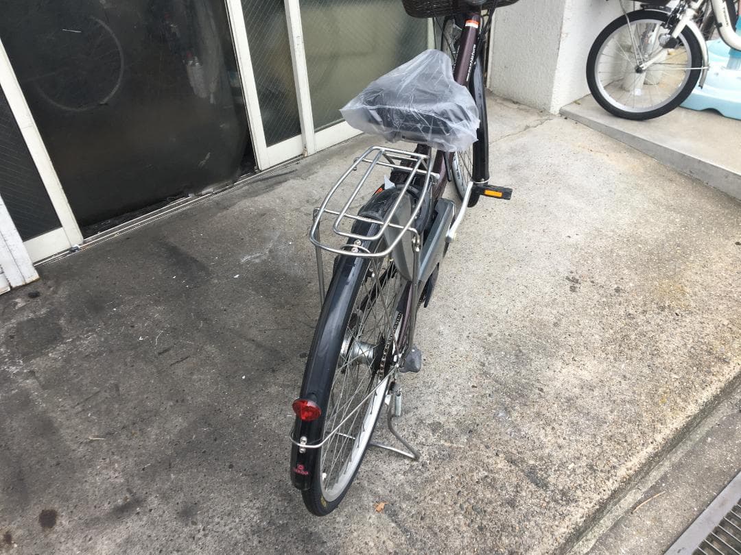 地域限定送料無料　パスナチュラ　12,3AH　子供乗せ　茶　神戸市　電動自転車