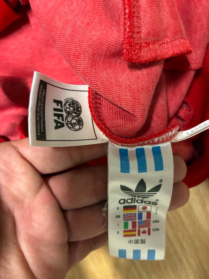 00's adidas スペイン代表 トラックジャケット ジャージ 06年W杯