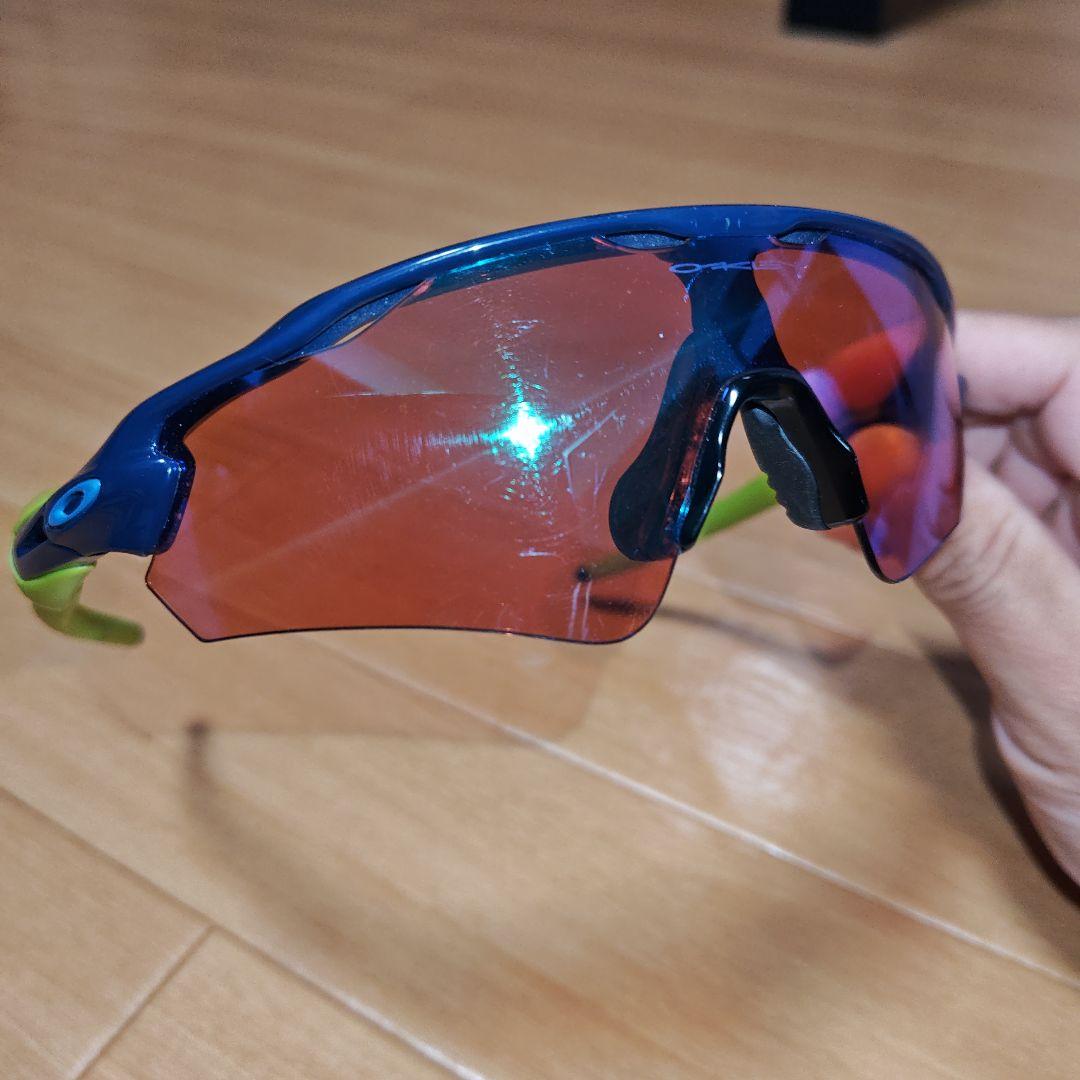 オークリー レーダーEVパス プリズムロード サングラス 耳ゴム部分変更