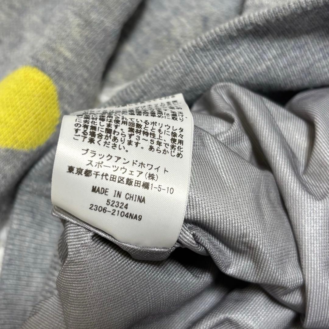 美品★and per se アンパスィ ハーフジップ セーター ドット柄　グレー
