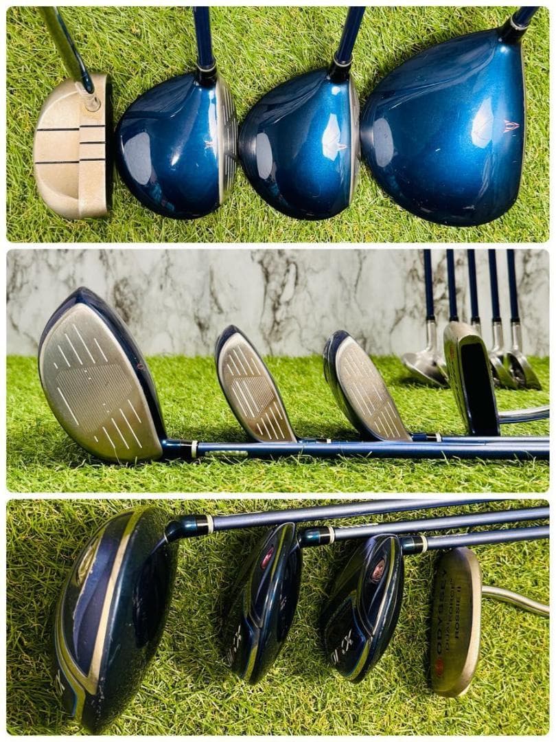 【バッグ新品】ゼクシオ11&ゼクシオ9 レディースゴルフセット 9本 L