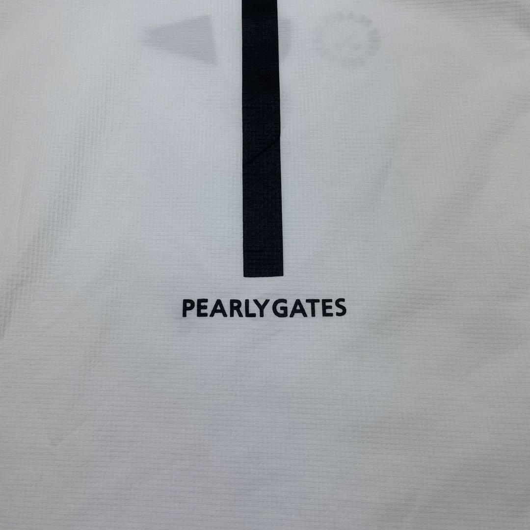 未使用級　PEARLY GATES 半袖シャツ ホワイト　春夏ゴルフ