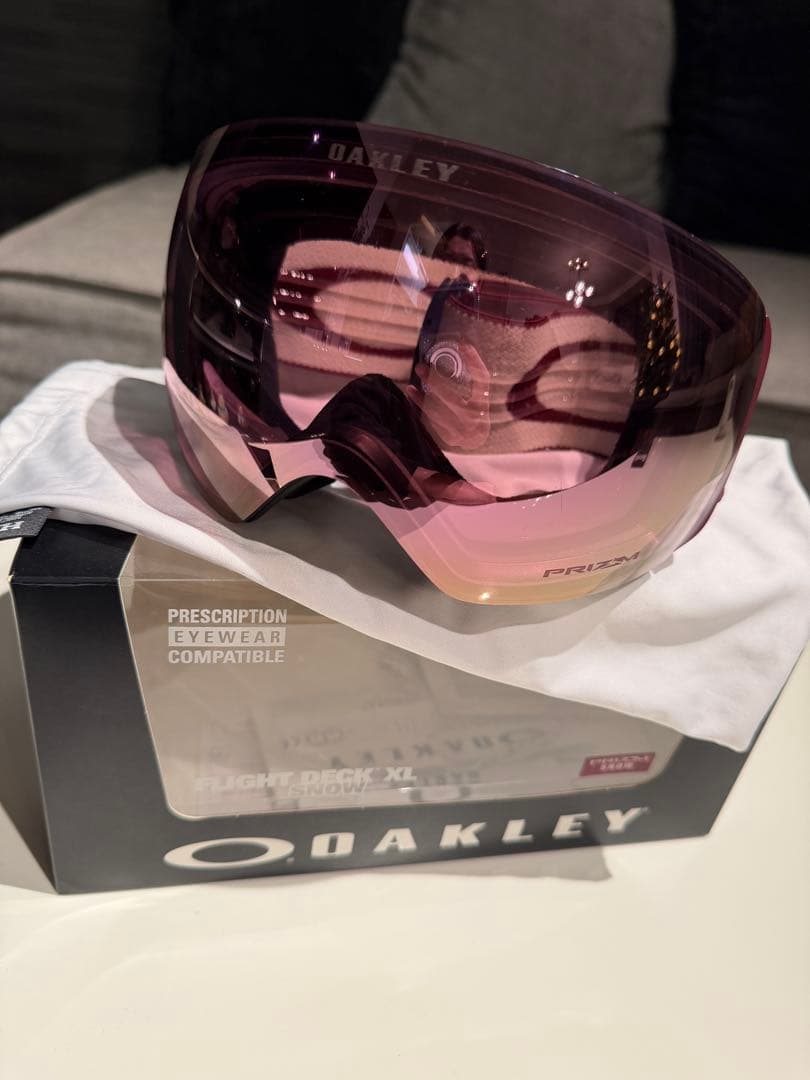 OAKLEY Flight Deck ゴーグル ピンクイリジウムレンズ