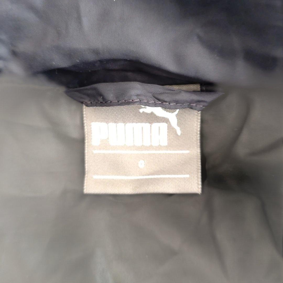 Puma ネイビー ベンチコート フード付き