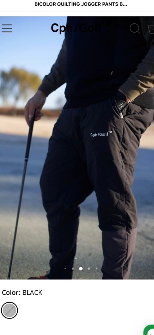 cph/golf中綿パンツcaptain helm golf