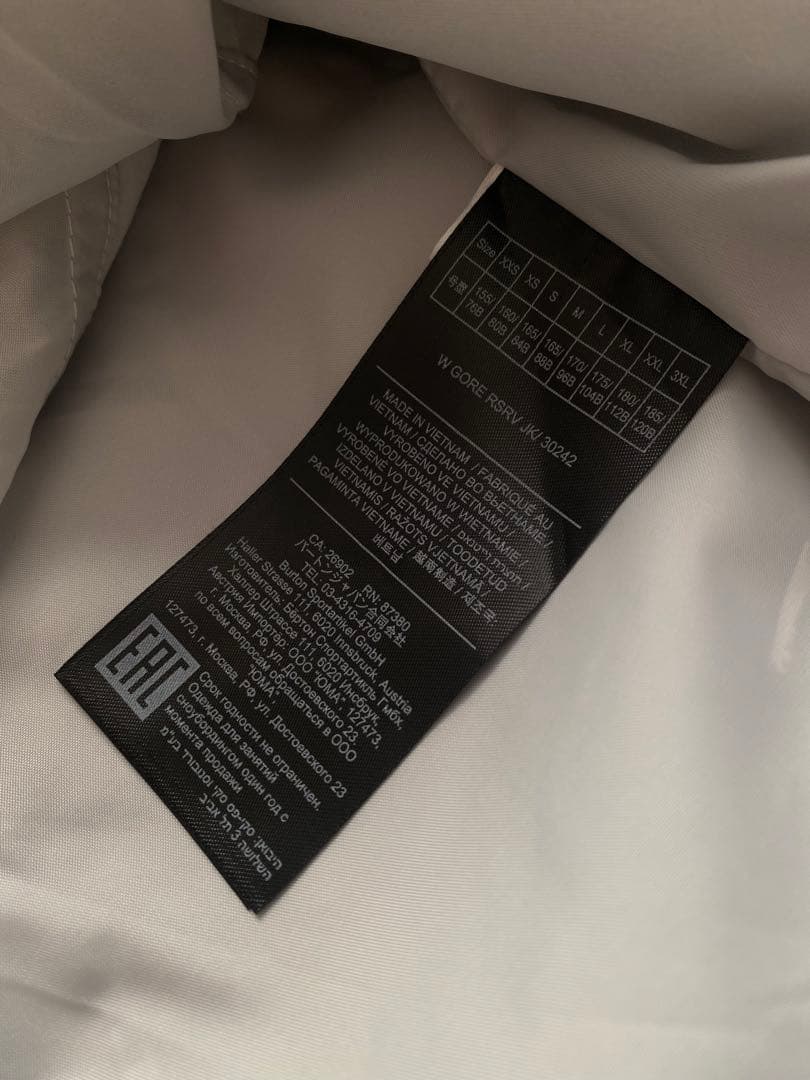 ウィメンズ Burton リザーブ GORE-TEX L