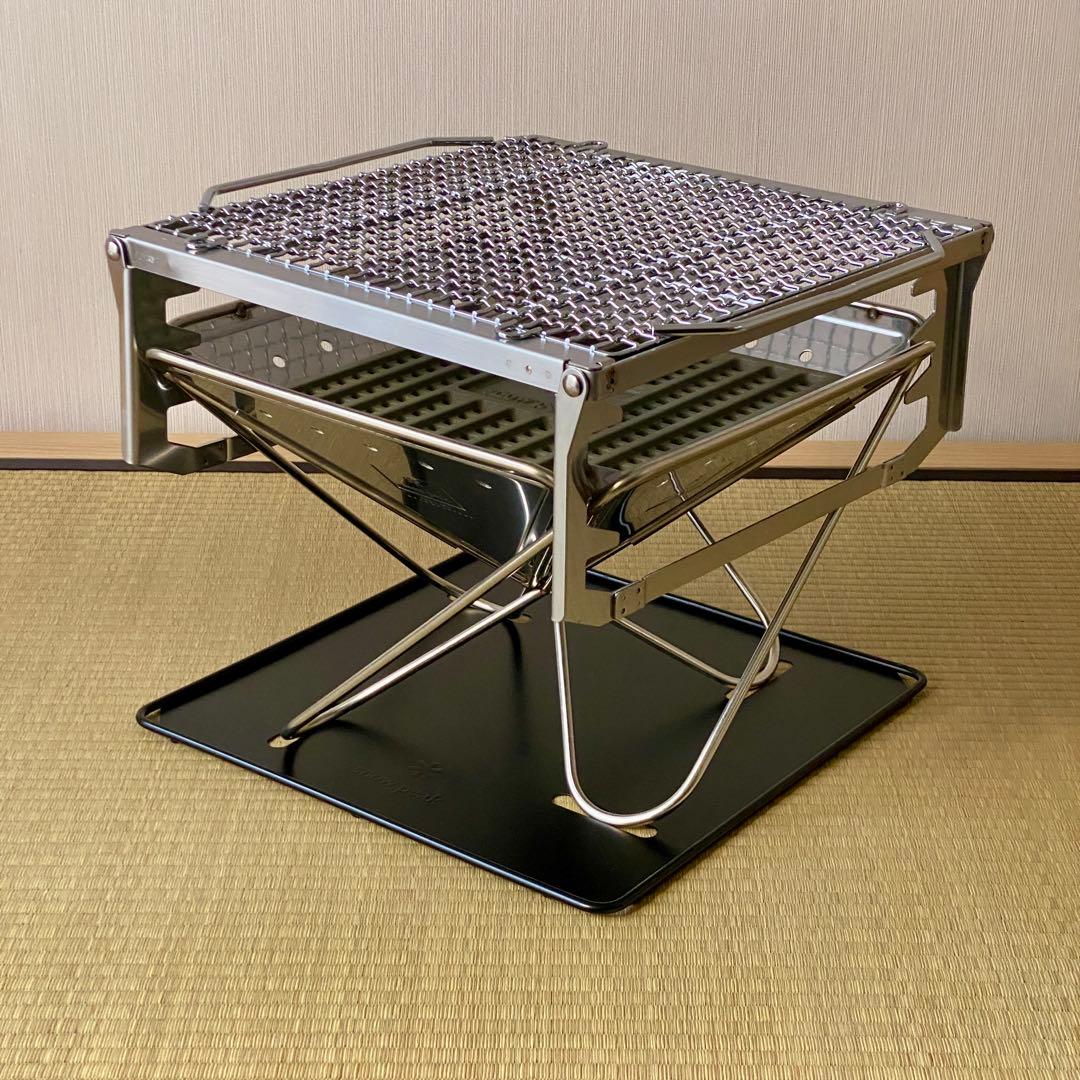 【＊ perk】《未使用》スノーピークの焚火台Mをフルコンプで