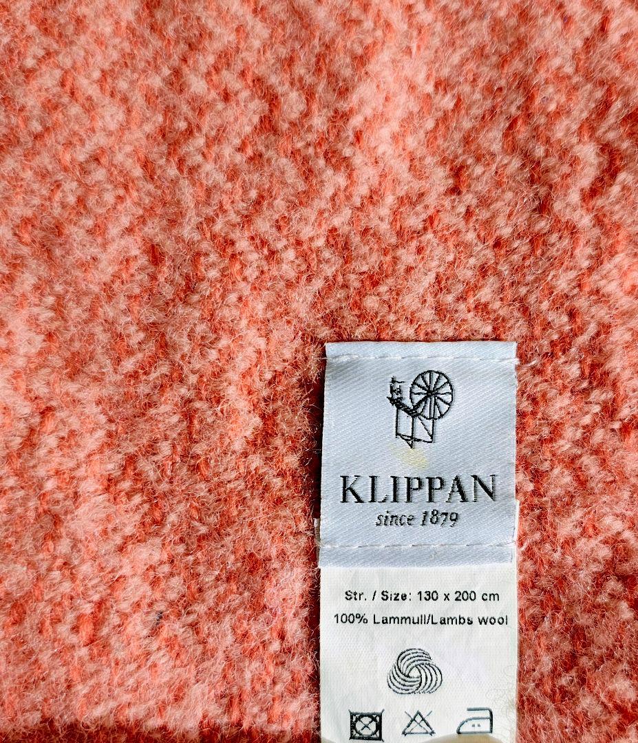 ◼️Klippan◼️ブランケット◼️ピンク◼️
