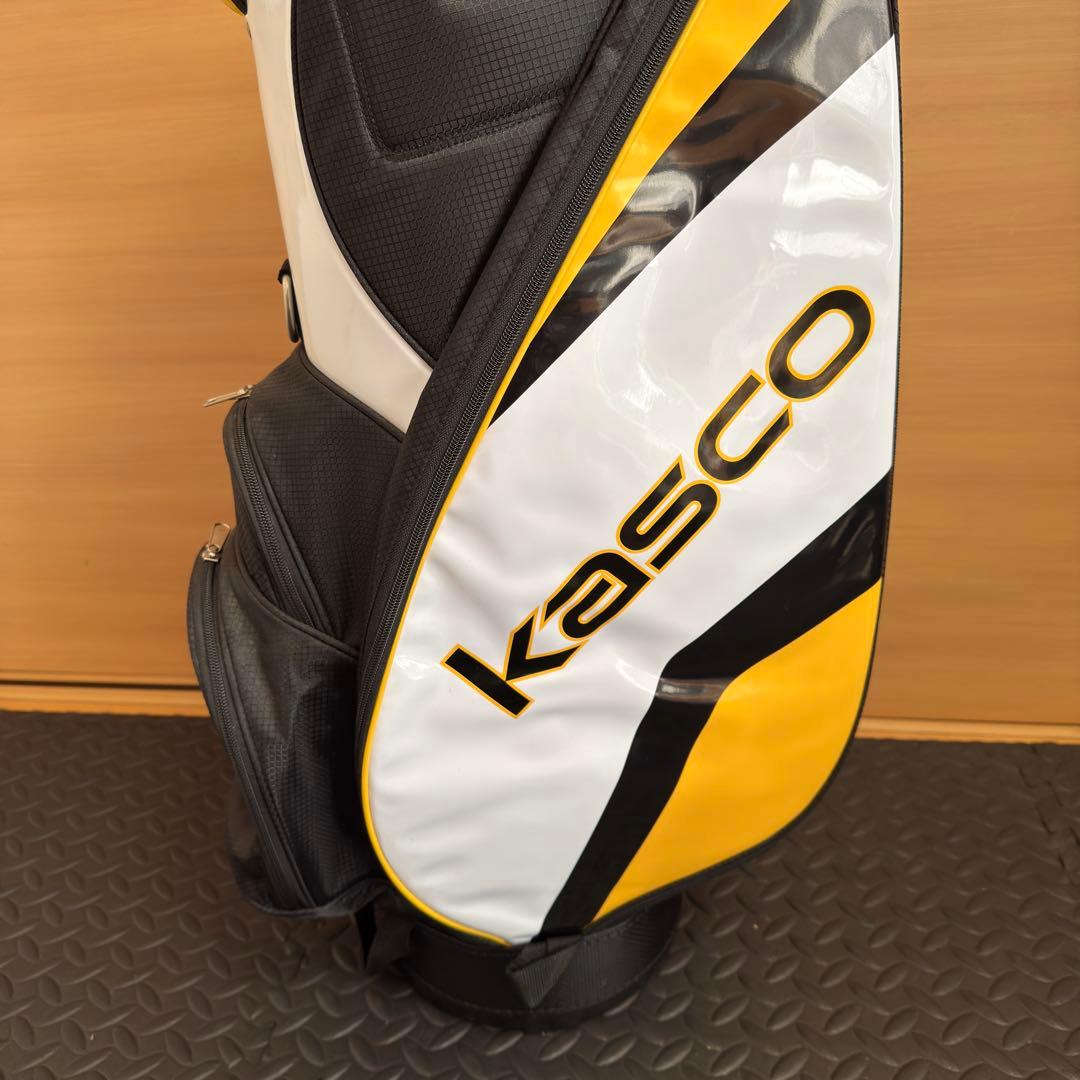 未使用 Kasco キャディバッグ 6分割 ゴルフバッグ キャスコ軽量