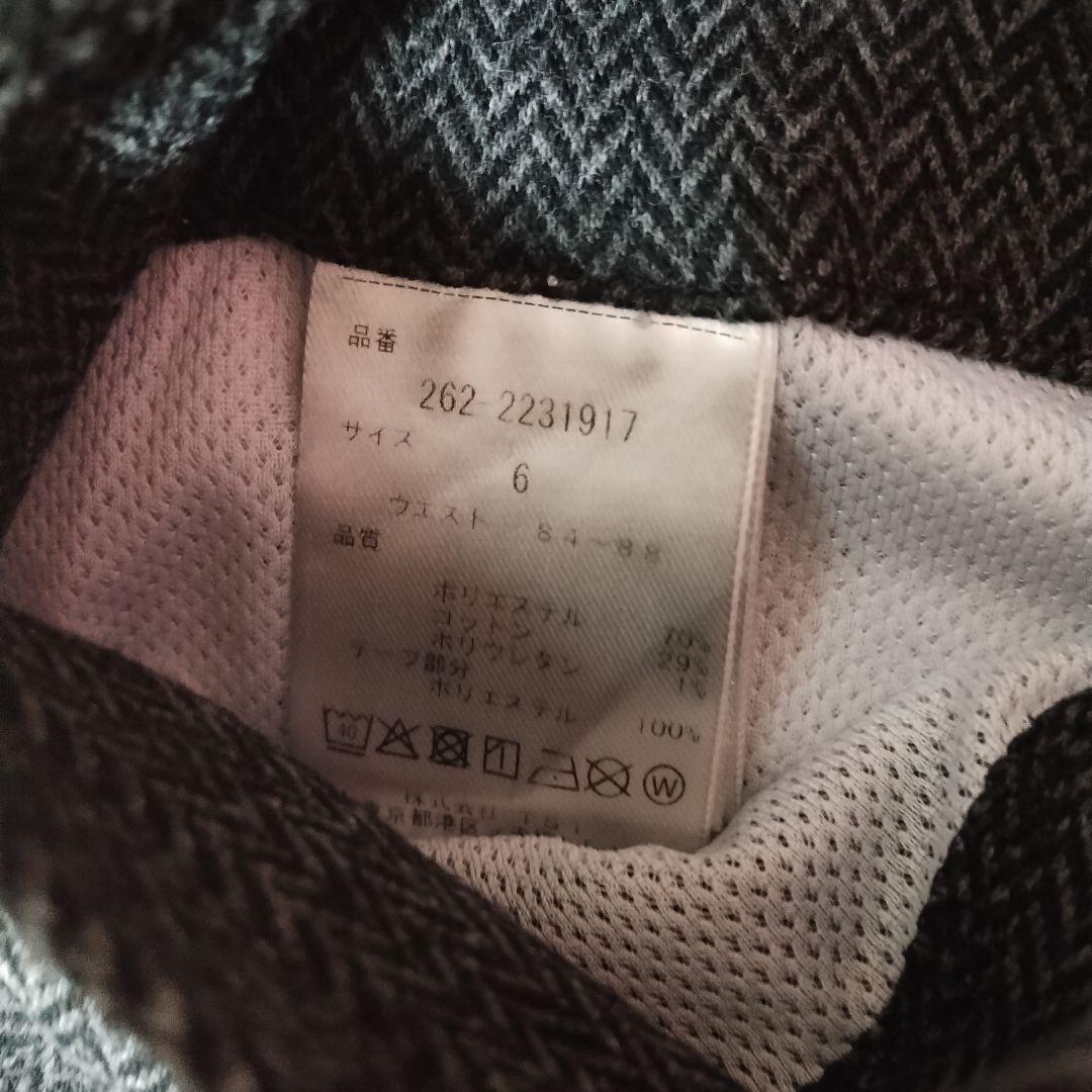 JACKBUNNY パンツ グレー　ゴルフ　サイズ6　美品　シンプル
