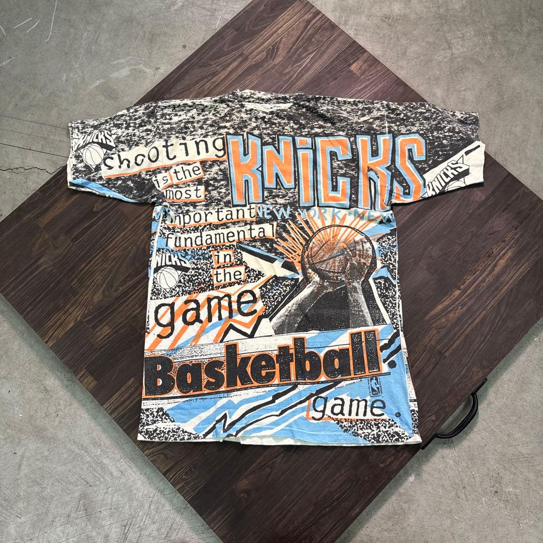 7SM5 激レア 90’s NBA マジックジョンソン　総柄Tシャツ　古着